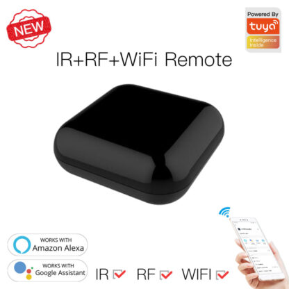 Купить Tuya WiFi RF+IR Universal Remote Controller RF Appliances Smart Life App Voice Remote Control Work With Alexa Google Smart Home