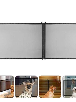 Купить Home Pet Dog Fences Pet Isoated Network Stairs Gate Foding Mesh Paypen For Dog Cat Baby Safety Fence Dog Cage Pet Accessories