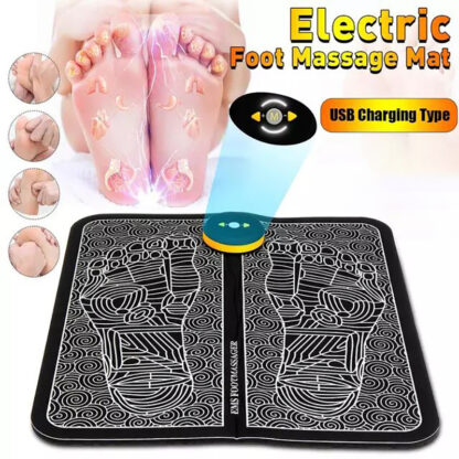 Купить electric EMS foot massager Mat electricos tens Health Care electrodes physiotherapy massage Feet Reflexology relax salud masaje