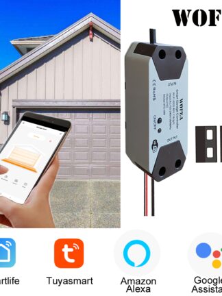 Купить Wofea Tuya Smart Life Garage Door Sensor Opener Controller WiFi Switch Amazon Alexa Echo Google Home DIY Smart Home No need hub