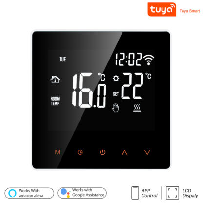 Купить Tuya WiFi Smart Thermostat LCD Display Touch Screen for Electric Floor Heating Water/Gas Boiler Temperature Remote Controller