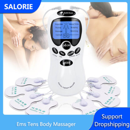 Купить Tens Body Massager Digital EMS Electric Pulse Massager Muscle Stimulator Therapy Device Pain Relief Acupuncture Physiotherapy