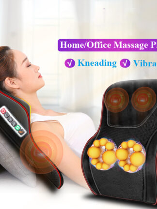 Купить TheShy 3D Electric Massage Pillow Vibrator Lengthening Design Infrared Therapy Muscle Relaxation Neck Back Leg Body Massager