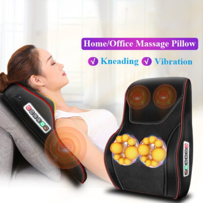 Купить TheShy 3D Electric Massage Pillow Vibrator Lengthening Design Infrared Therapy Muscle Relaxation Neck Back Leg Body Massager