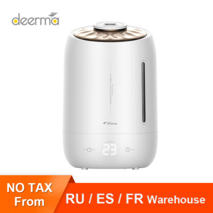 Купить Deerma air humidifier 5L large capacity smart touch temperature home bedroom office mini aroma air purifier DEM-F600