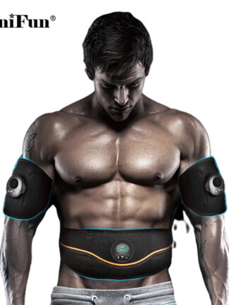 Купить Intelligent Muscle Stimulator Massage EMS Muscle Trainer Unisex Body Fitness Shaper Abdominal Thigh Arm Sliming Belt Health Care