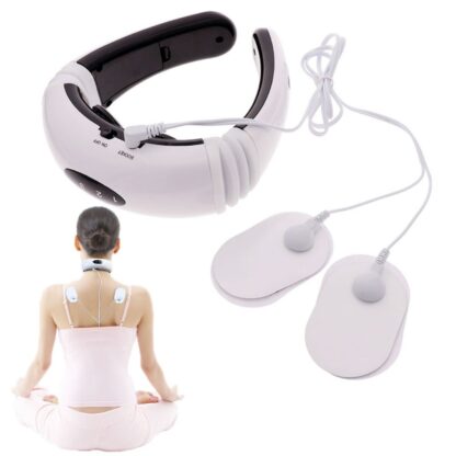 Купить Battery Electric Neck Massager& Pulse Back 6 Mode Power Control Infrared Pain Relief Neck Physiotherapy Instrument