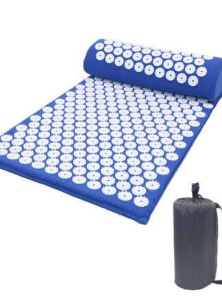 Купить Acupressure Mat Head Neck Back Foot Massage Cushion Pillow Yoga Spike Mat Anti-stress Acupuncture pad Needle Massager Set