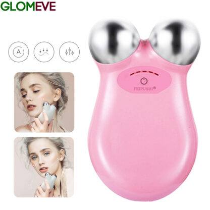 Купить Facial Massage Roller For Face Neck Thin Lift Relaxation Massage Microcurrent Massager Skin Tightening Tool Face Lifting Machine