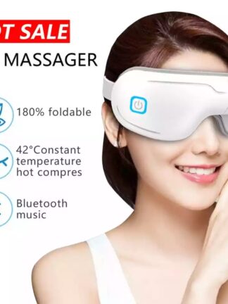 Купить 4D Eye Massager Smart Airbag Vibration Eye Care Instrument Eye Massager Fatigue Relief Hot Compress Massager & Improve Sleep