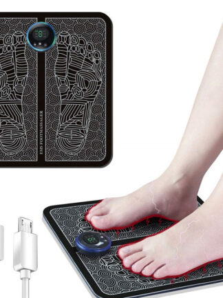 Купить Drop Shipping Electric Foot Massager Tens EMS Fisioterapia Mat Massageador Pes Muscular Electric Health Care Relaxation Massage