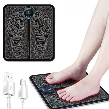 Купить Drop Shipping Electric Foot Massager Tens EMS Fisioterapia Mat Massageador Pes Muscular Electric Health Care Relaxation Massage