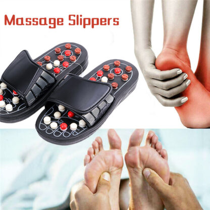 Купить 1 Pair Foot Massage Slippers Acupuncture Therapy Massager Shoes For Foot Acupoint Activating Reflexology Feet Massageador Sandal