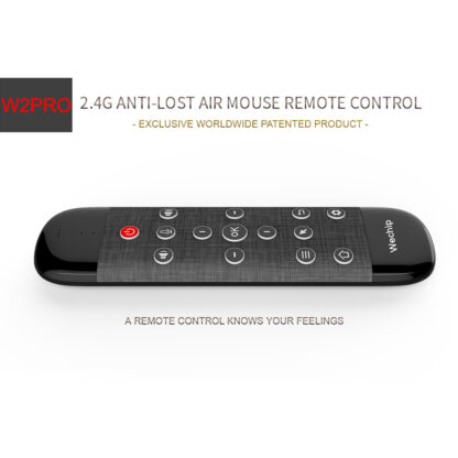 Купить Wechip W2 Pro Voice Remote Control 2.4G Wireless Keyboard Air Mouse IR Learning Microphone Gyroscope for Android TV Box H96 MAX