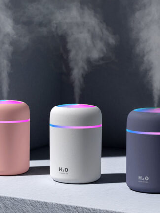 Купить Portable Air Humidifier 300ml Ultrasonic Aroma Essential Oil Diffuser USB Cool Mist Maker Purifier Aromatherapy for Car Home