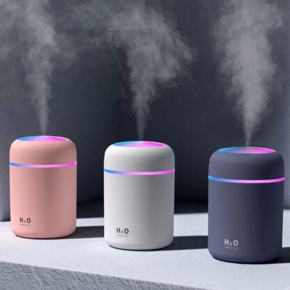 Купить Portable Air Humidifier 300ml Ultrasonic Aroma Essential Oil Diffuser USB Cool Mist Maker Purifier Aromatherapy for Car Home