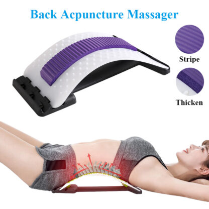 Купить TheShy Back Massager Acupressure Massage Back Exercise Fitness Lumbar port Stretch Relax Relief Pain Massageador