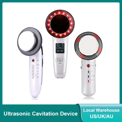 Купить Drop Shipping Ultrasound Cavitation EMS Ultrasonic Body Slimming Massager Fat Burner Galvanic Infrared Ultrasonic Therapy