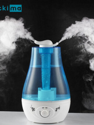 Купить 3000ML Ultrasonic Air Humidifier Double Sprayers for Home Office Baby Room Big Mist Volume Fog Mist Maker Essential Oil Diffuser
