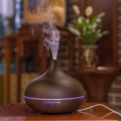 Купить Aroma diffuser Essential oil diffuser air freshener 500ml humidifier 12W ultrasonic Household air purifier 7 color led gradient