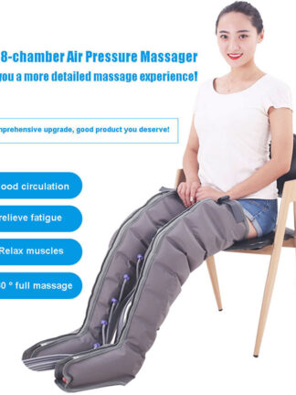 Купить Eight-chamber air pressure leg massager promotes blood circulation body massager muscle relaxation lymphatic drainage device