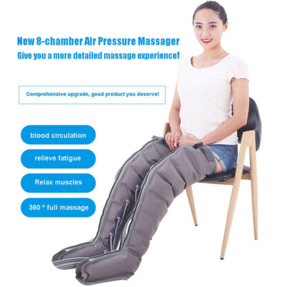 Купить Eight-chamber air pressure leg massager promotes blood circulation body massager muscle relaxation lymphatic drainage device