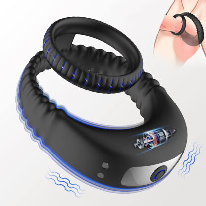 Купить Upgrade Wearable Resonance Massager with Lock Ball Ring Delay Your Pleasure Time with 10 Modes Satisfy Different Female Desire