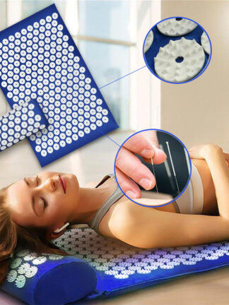 Купить Kuznetsovs Applicator Massage Yoga Mat Acupressure Relieve Stress Back Body Pain Spike Mat Acupuncture Mat Pranamat