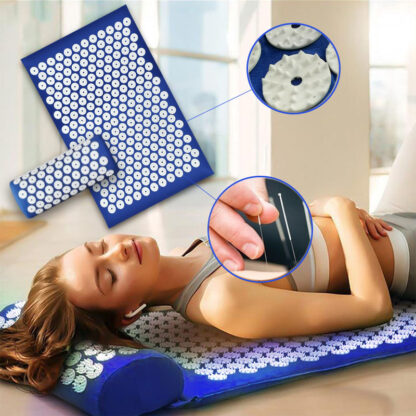 Купить Kuznetsovs Applicator Massage Yoga Mat Acupressure Relieve Stress Back Body Pain Spike Mat Acupuncture Mat Pranamat