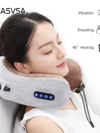 Купить Electric Neck Massager U shaped Pillow Multifunctional Portable Shoulder Cervical Massager Outdoor Home Car Relaxing Massage