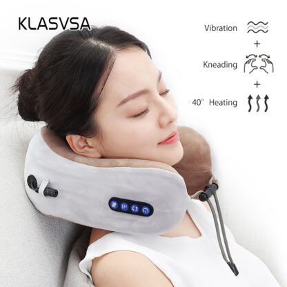 Купить Electric Neck Massager U shaped Pillow Multifunctional Portable Shoulder Cervical Massager Outdoor Home Car Relaxing Massage