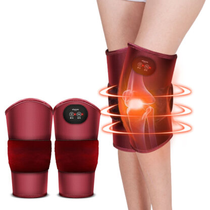 Купить MZ Electric Heating Knee Pads Pain Massager Vibrator Infrared Physiotherapy Relief Bone Care Protector Massage port