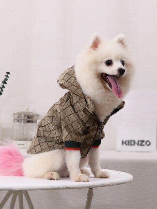 Купить 2021 Pet Jacket uxury Dog Cothes Schnauzer Pomeranian French Budog Pet pies Designer Dog Jacket