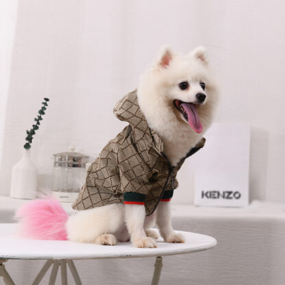 Купить 2021 Pet Jacket uxury Dog Cothes Schnauzer Pomeranian French Budog Pet pies Designer Dog Jacket
