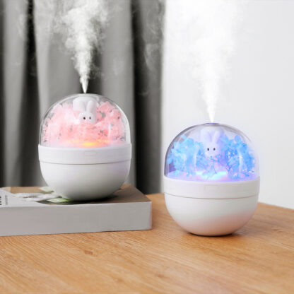 Купить Sweet Rabbit Humidifier Wireless Rechargeable Aroma Essential Oil Diffuser 800mAh Battery Built- in Air Fogger Atmosphere Light