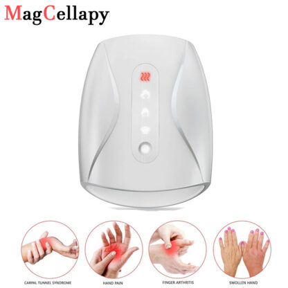 Купить Electric Hand Massager Device Palm Finger Acupoint Wireless Massage with Air Pressure and Heat Compression For Women Beauty