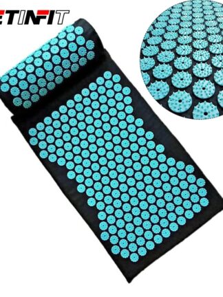 Купить Getinfit Massage Mat Acupuncture Pillow Set Yoga Mat Acupressure Relieve Stress Back Neck Body Pain Acupuncture Mat