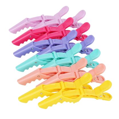 Купить Accessories New 6Pcs/Lot Plastic Hair Clip Hairdressing Clamps Claw Section Large Alligator Clips Barber For Salon Styling Hair Accessories