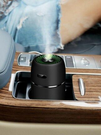 Купить Mini USB Air Humidifier Aroma Diffuser Perfume Fragrance Car Essential Oil Air Purifier with LED Automotive Air Humidifiers Auto