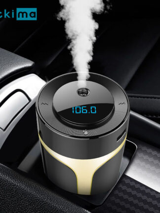 Купить New Car Air Humidifier Bluetooth 5.0 SQ MP3 Aromatherapy Diffuser Ultrasonic Essential Oil Aroma Diffuser with LED Night Light