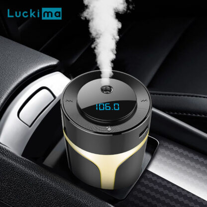 Купить New Car Air Humidifier Bluetooth 5.0 SQ MP3 Aromatherapy Diffuser Ultrasonic Essential Oil Aroma Diffuser with LED Night Light