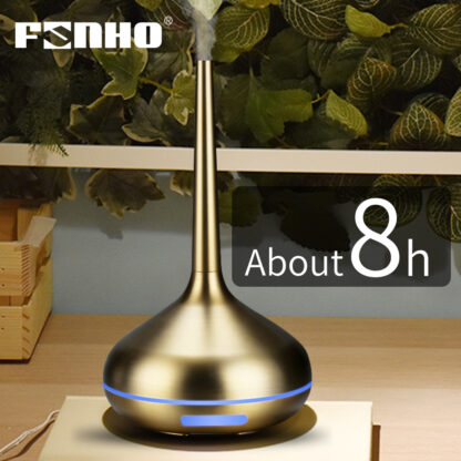 Купить FUNHO Air Humidifier Essential Oil Diffuser Aromatherapy Housing Ultrasonic Humidifier USB Electric Metal Mist Maker LED Light