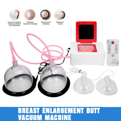 Купить Electric Breast Enlargement Butt Vacuum Machine Enhace Buttocks Lifter Massage Therapy Pump Cupping Machine Body Shaping