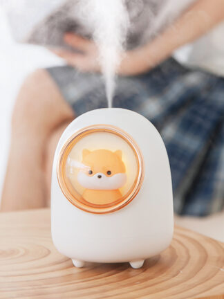 Купить Portable Capsule Humidifier USB Wireless Ultrasonic Aroma Essential Oil Diffuser Air Humidificador with Atmosphere Lamp for Home