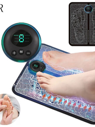 Купить Electric EMS Foot Massager Pad Feet Muscle Stimulator Leg Reshaping Foot Massage Machine Mat Relieve Ache Pain Health Care