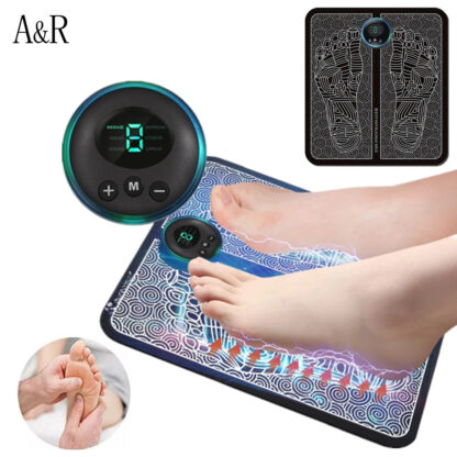 Купить Electric EMS Foot Massager Pad Feet Muscle Stimulator Leg Reshaping Foot Massage Machine Mat Relieve Ache Pain Health Care