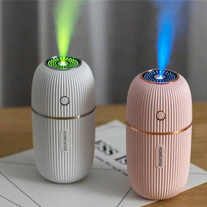 Купить M Humidifier 300ML Ultrasonic USB Aroma Essential Oil Diffuser Romantic Color Night Lamp Mist Maker Humidificador Portable