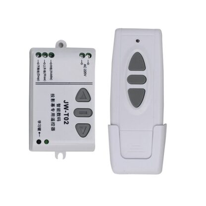 Купить JW-T02 AC 220V Motor Wireless Remote Control Switch UP Down Stop Tubular Motor Controller Motor Forward Reverse TX RX Latched