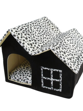 Купить Portabe uxury Spot Doube Top Pet House Dog Cat Seep Bed Warm Cozy Puppy Bed