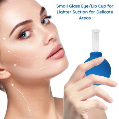 Купить 4pcs Health Massage Glass jar Vacuum Cupping care Cups Set Rubber Head Anti Cellulite Massage Chinese Therapy Face Cupping Set